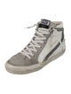 Golden Goose Leather Printed Sneakers