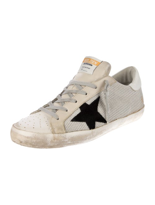 Golden Goose Mesh Distressed Accents Sneakers
