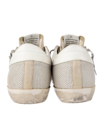 Golden Goose Mesh Distressed Accents Sneakers