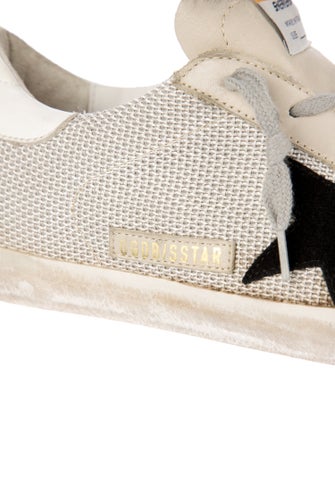 Golden Goose Mesh Distressed Accents Sneakers