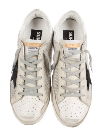 Golden Goose Printed Distressed Accents Sneakers