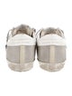 Golden Goose Printed Distressed Accents Sneakers