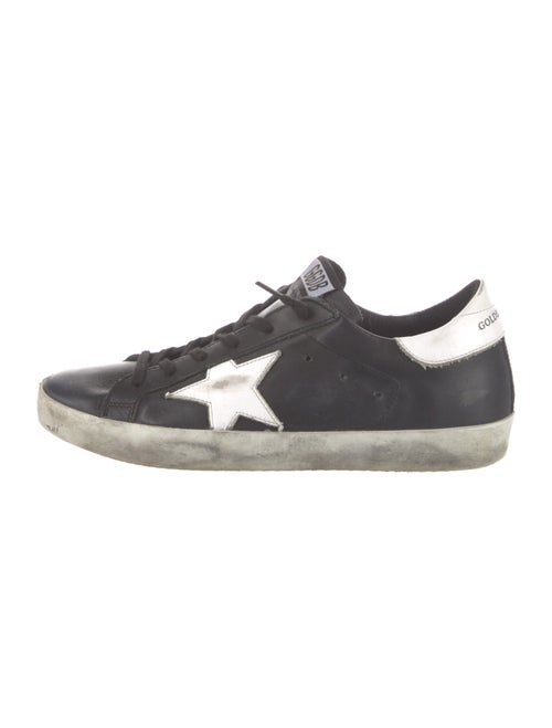 Golden Goose Leather Distressed Accents Sneakers