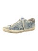 Golden Goose Denim Printed Sneakers