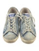 Golden Goose Denim Printed Sneakers