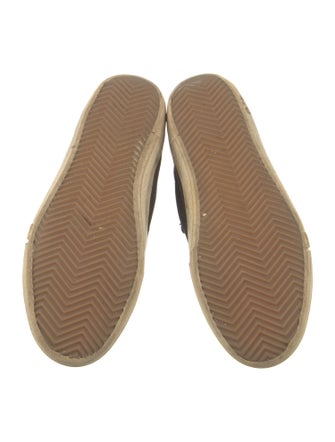 Golden Goose Leather Glitter Accents Sneakers