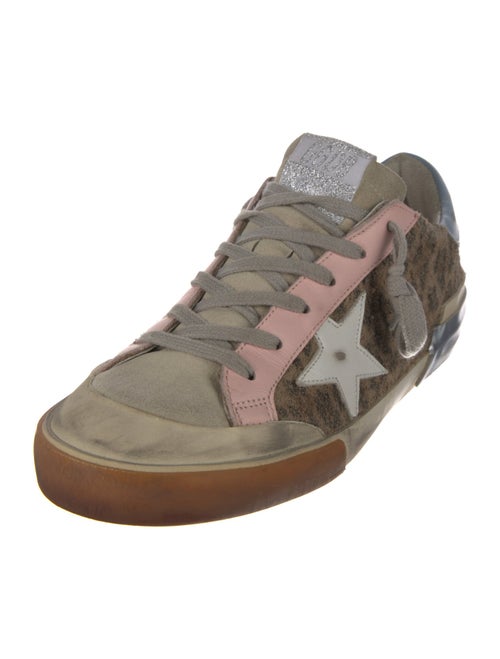 Golden Goose Suede Printed Sneakers