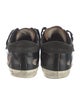 Golden Goose Leather Glitter Accents Sneakers