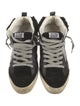 Golden Goose Leather Animal Print Sneakers