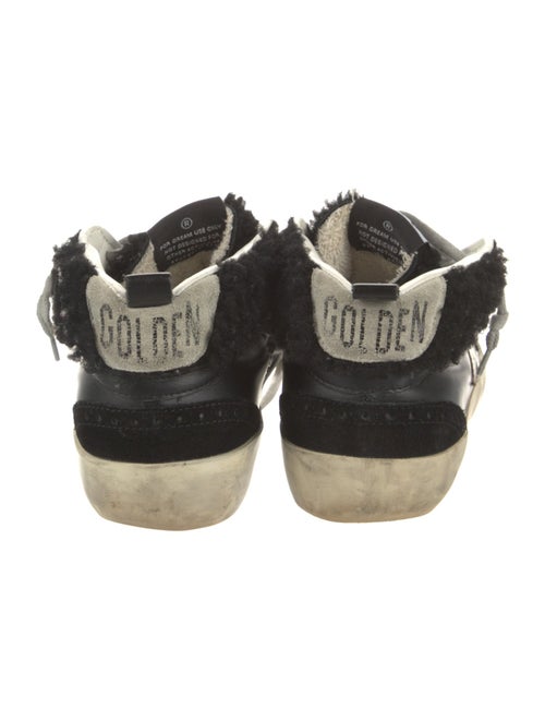 Golden Goose Leather Animal Print Sneakers