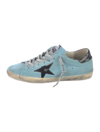 Golden Goose Suede Printed Sneakers