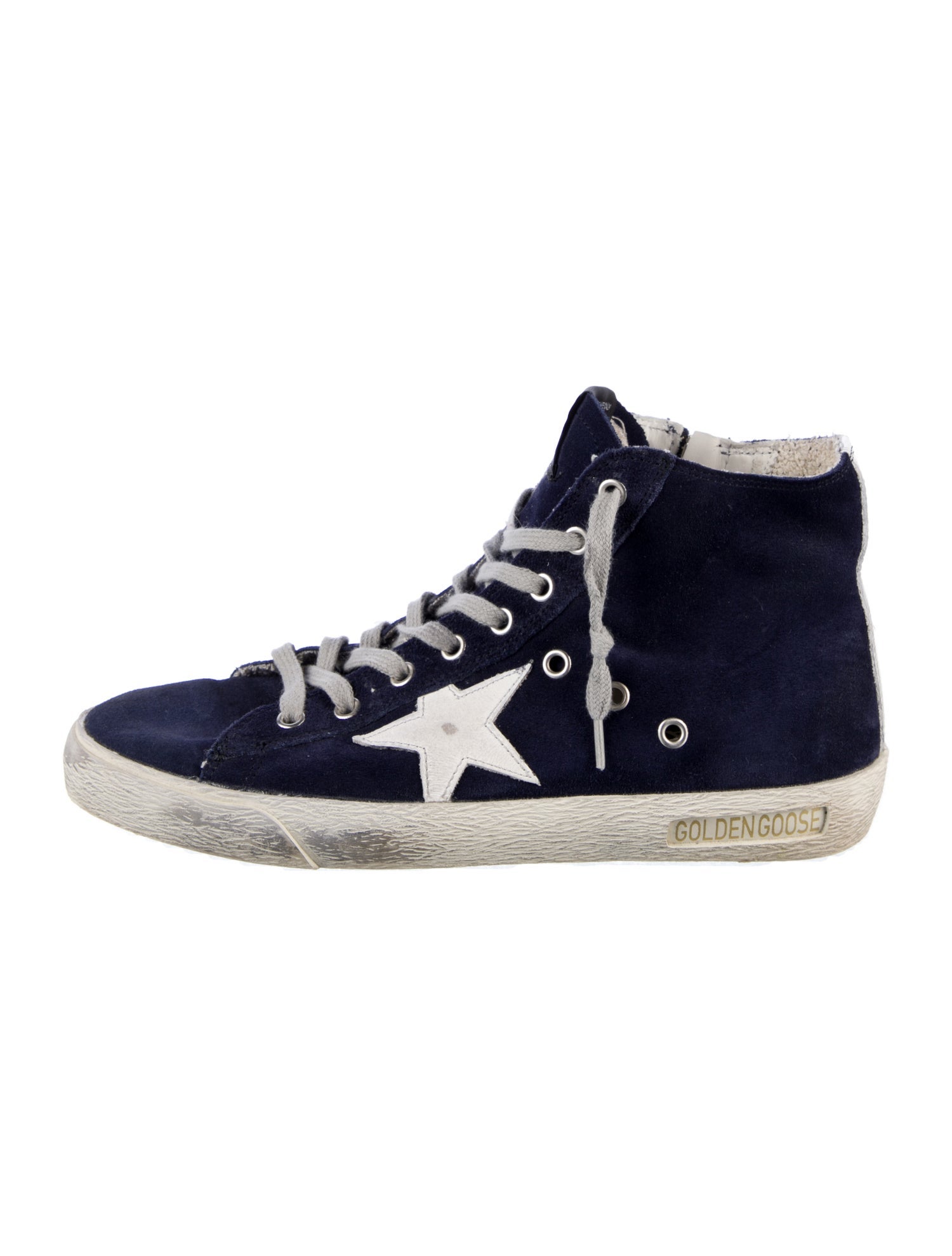 Golden Goose Suede Printed Sneakers