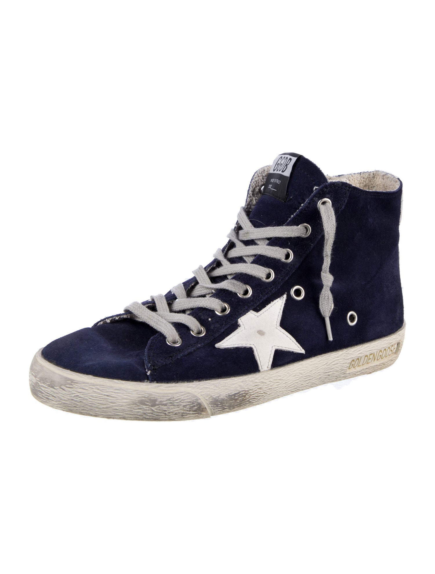 Golden Goose Suede Printed Sneakers