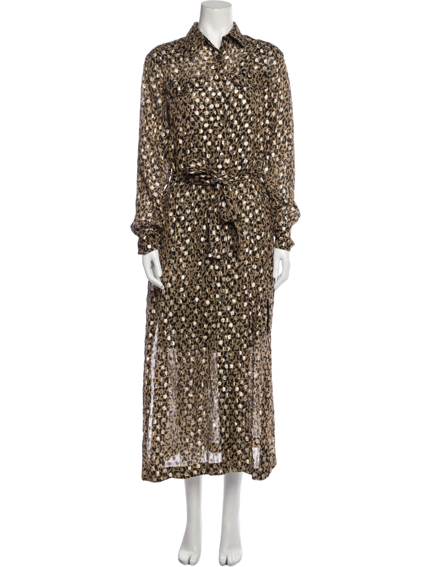 Golden Goose Printed Long Dress