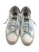 Golden Goose Leather Printed Sneakers