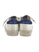 Golden Goose Leather Printed Sneakers