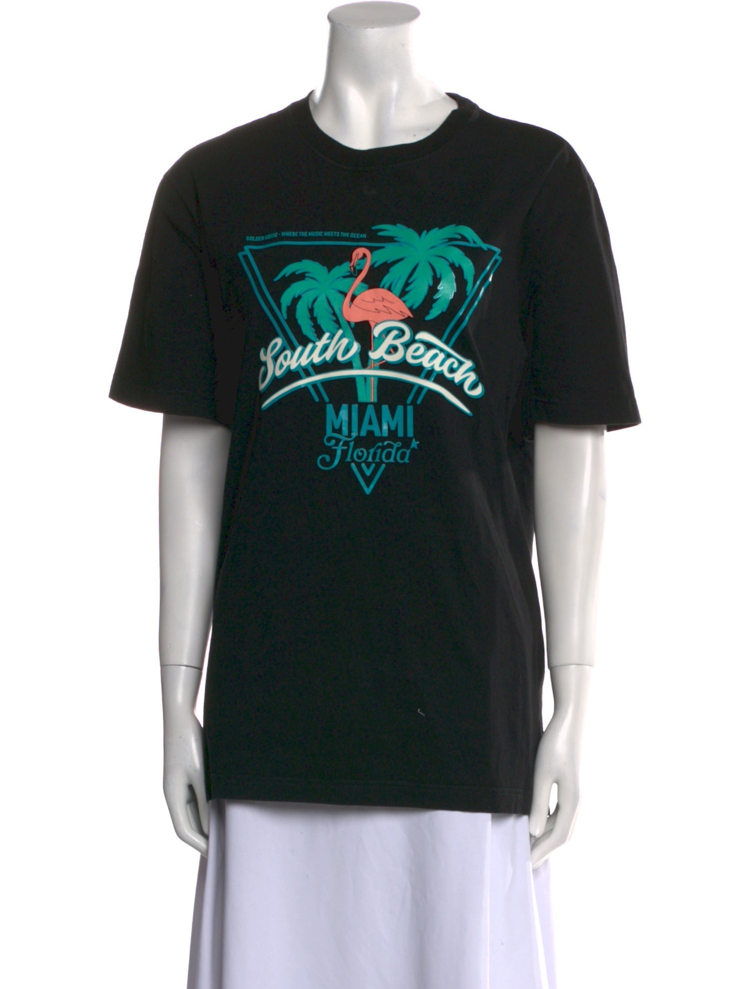 Golden Goose Graphic Print Crew Neck T-Shirt