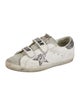 Golden Goose Leather Colorblock Pattern Sneakers