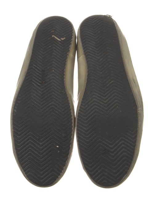 Golden Goose Leather Printed Sneakers