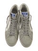Golden Goose Leather Printed Sneakers