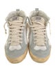 Golden Goose Leather Colorblock Pattern Sneakers