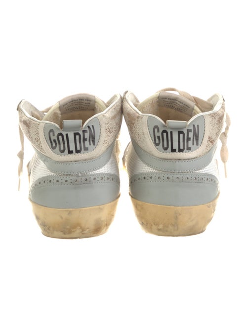 Golden Goose Leather Colorblock Pattern Sneakers