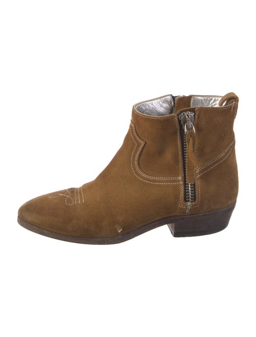 Golden Goose Suede Moto Boots