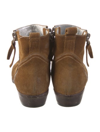 Golden Goose Suede Moto Boots