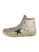 Golden Goose Glitter Printed Sneakers