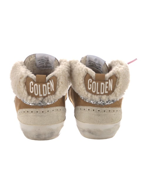 Golden Goose Suede Animal Print Sneakers