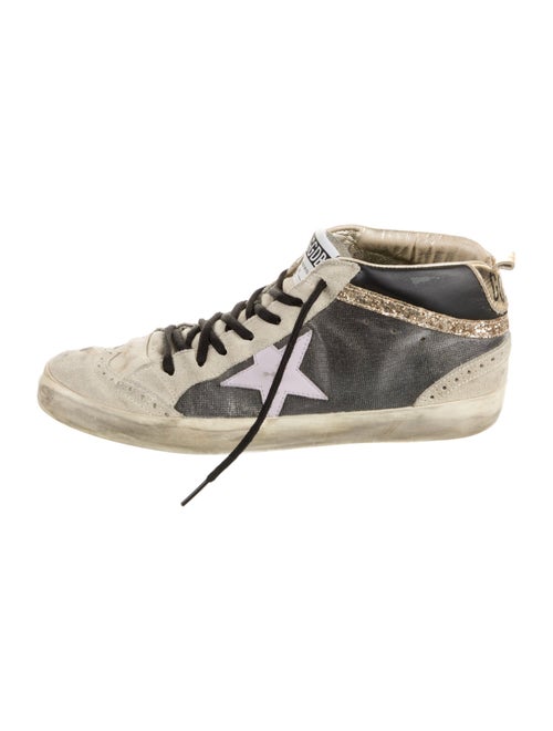 Golden Goose Suede Printed Sneakers