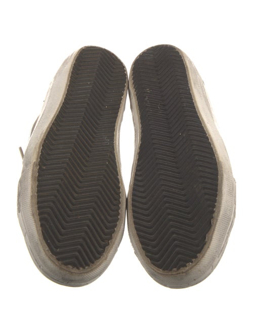 Golden Goose Leather Printed Sneakers