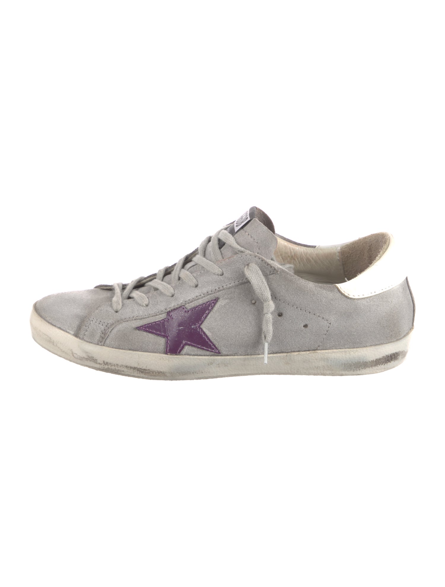 Golden Goose Suede Distressed Accents Sneakers