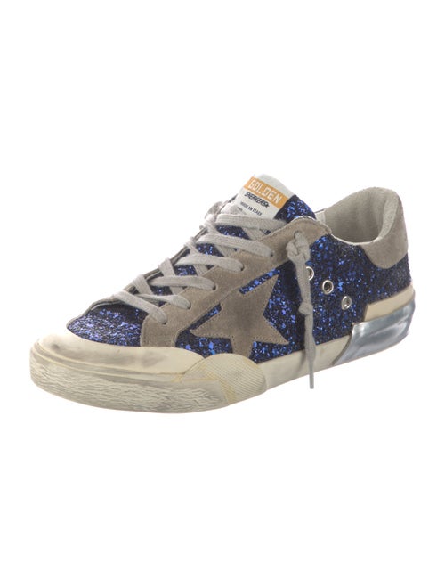 Golden Goose Glitter Printed Sneakers