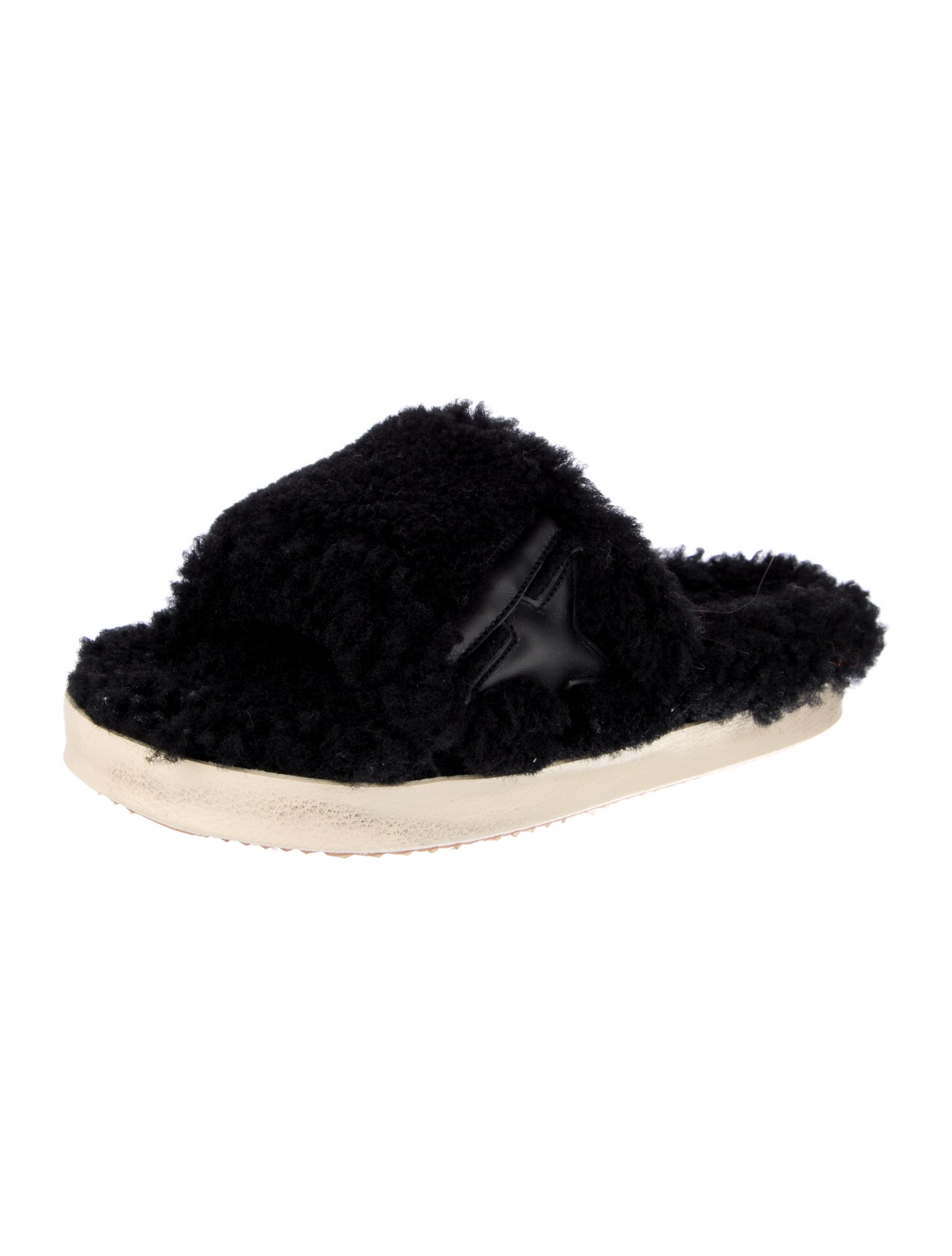 Golden Goose Shearling Slides