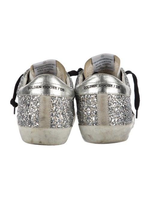 Golden Goose Glitter Printed Sneakers