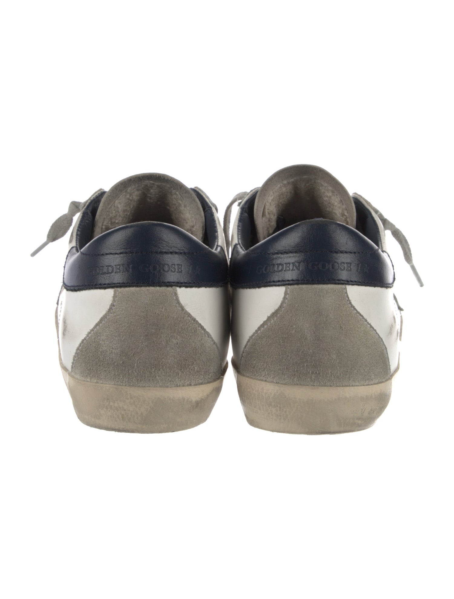 Golden Goose Leather Printed Sneakers