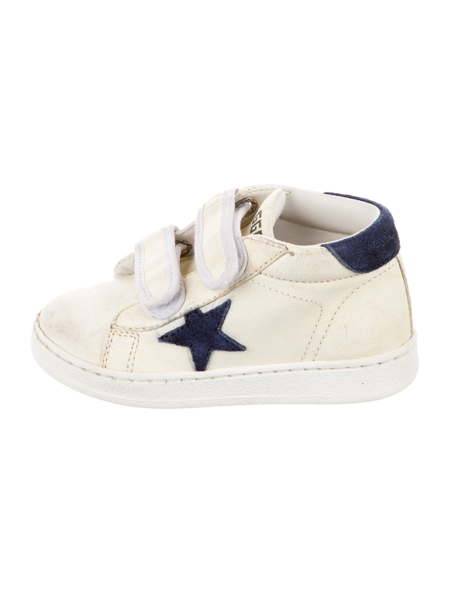 Golden Goose Kids' Leather High Top Sneakers