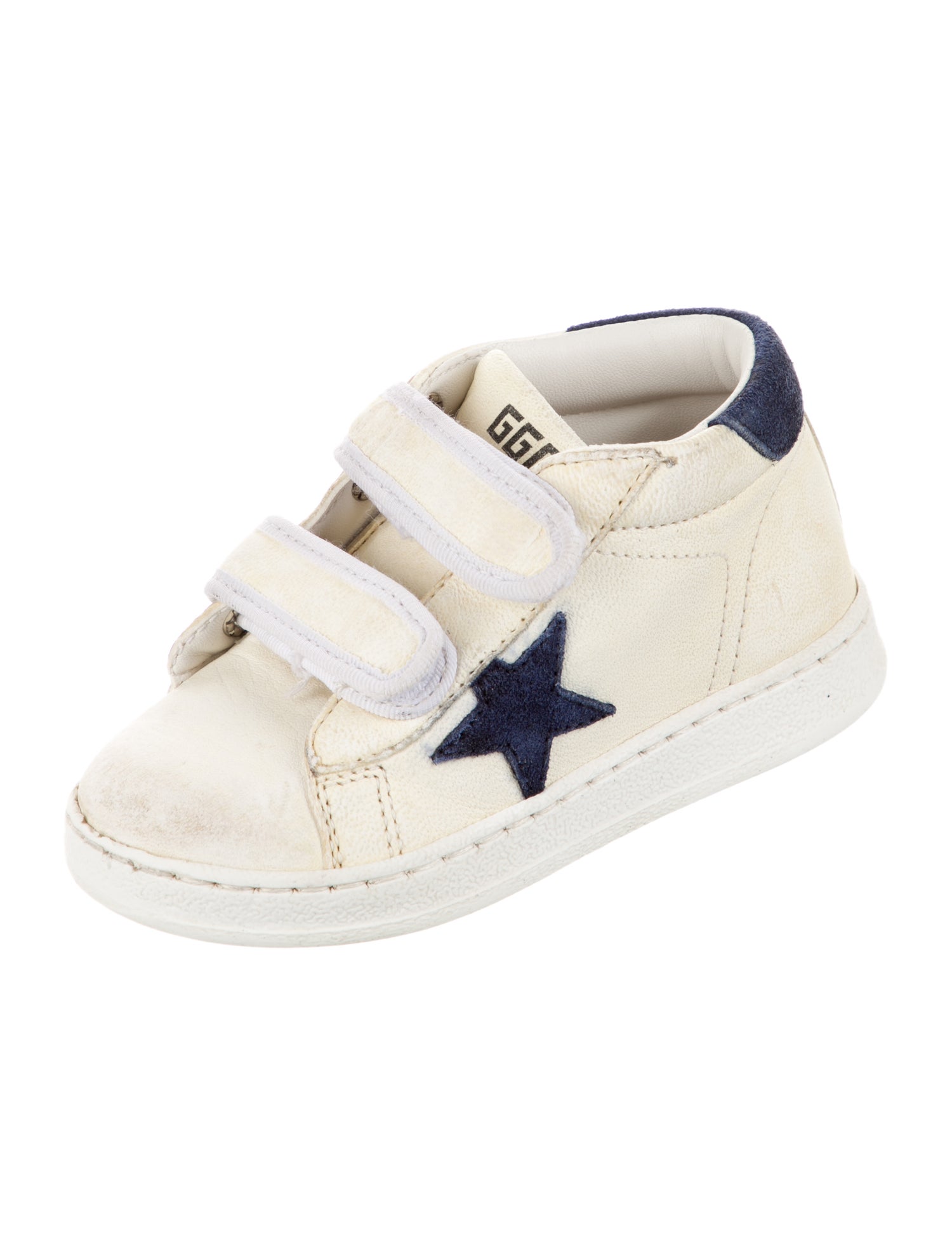 Golden Goose Kids' Leather High Top Sneakers