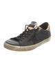 Golden Goose Leather Distressed Accents Sneakers