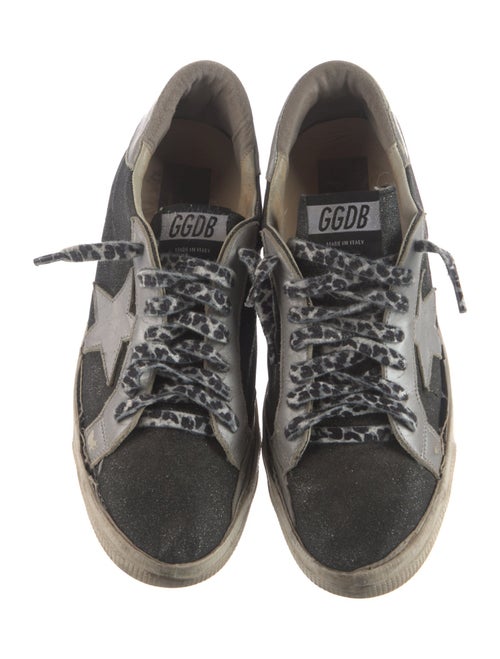 Golden Goose Glitter Printed Sneakers