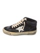 Golden Goose Leather Printed Sneakers