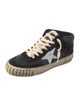 Golden Goose Leather Printed Sneakers