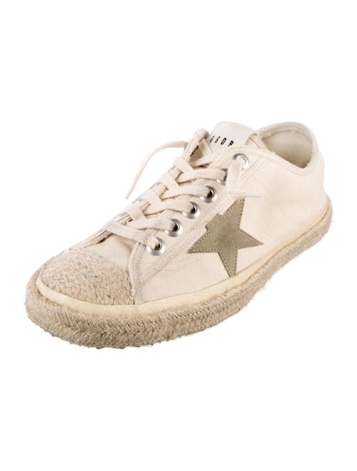 Golden Goose Canvas Printed Espadrille Sneakers