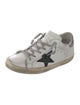Golden Goose Leather Printed Sneakers