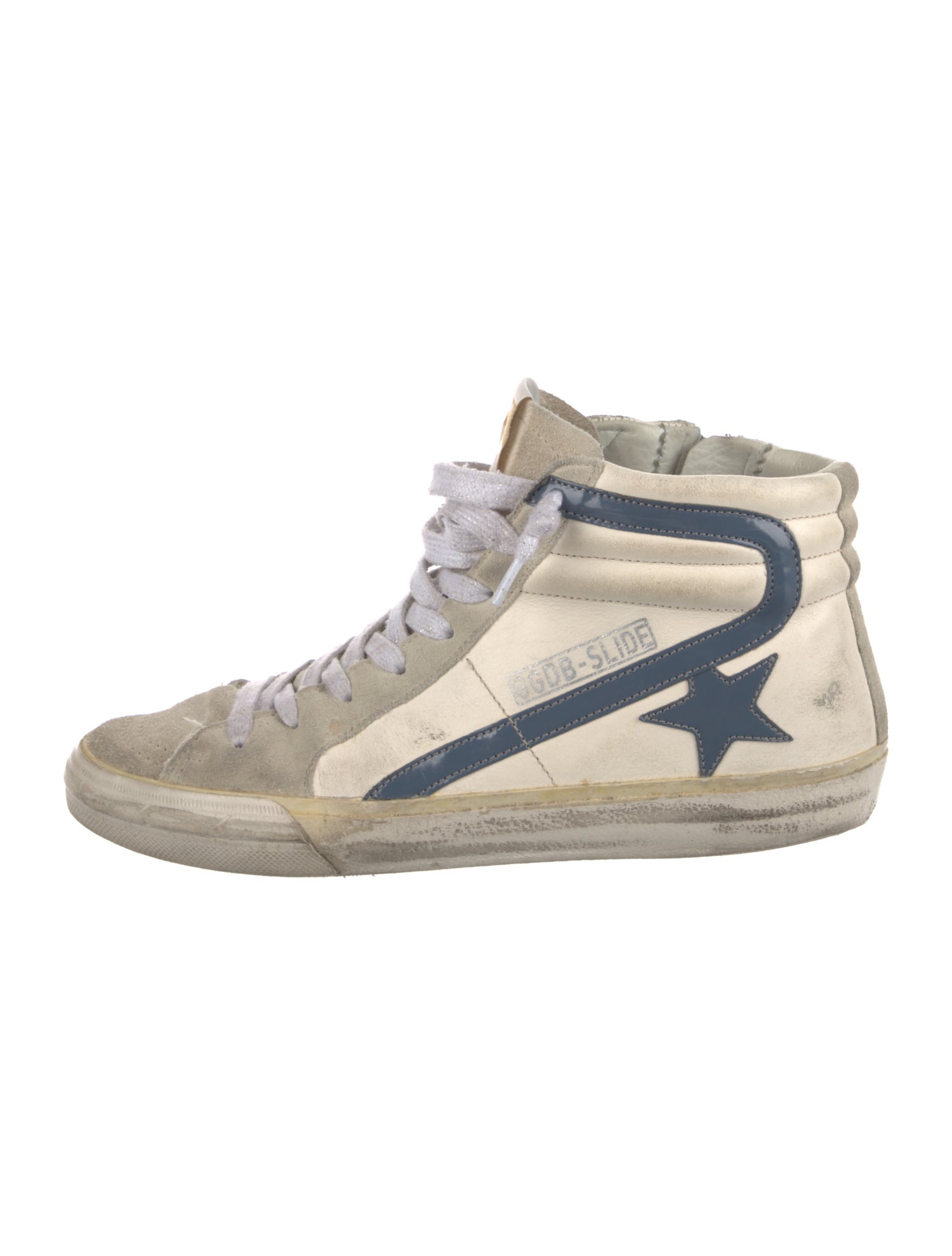 Golden Goose Patent Leather Printed Sneakers