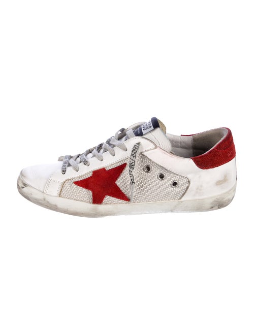 Golden Goose Glitter Printed Sneakers