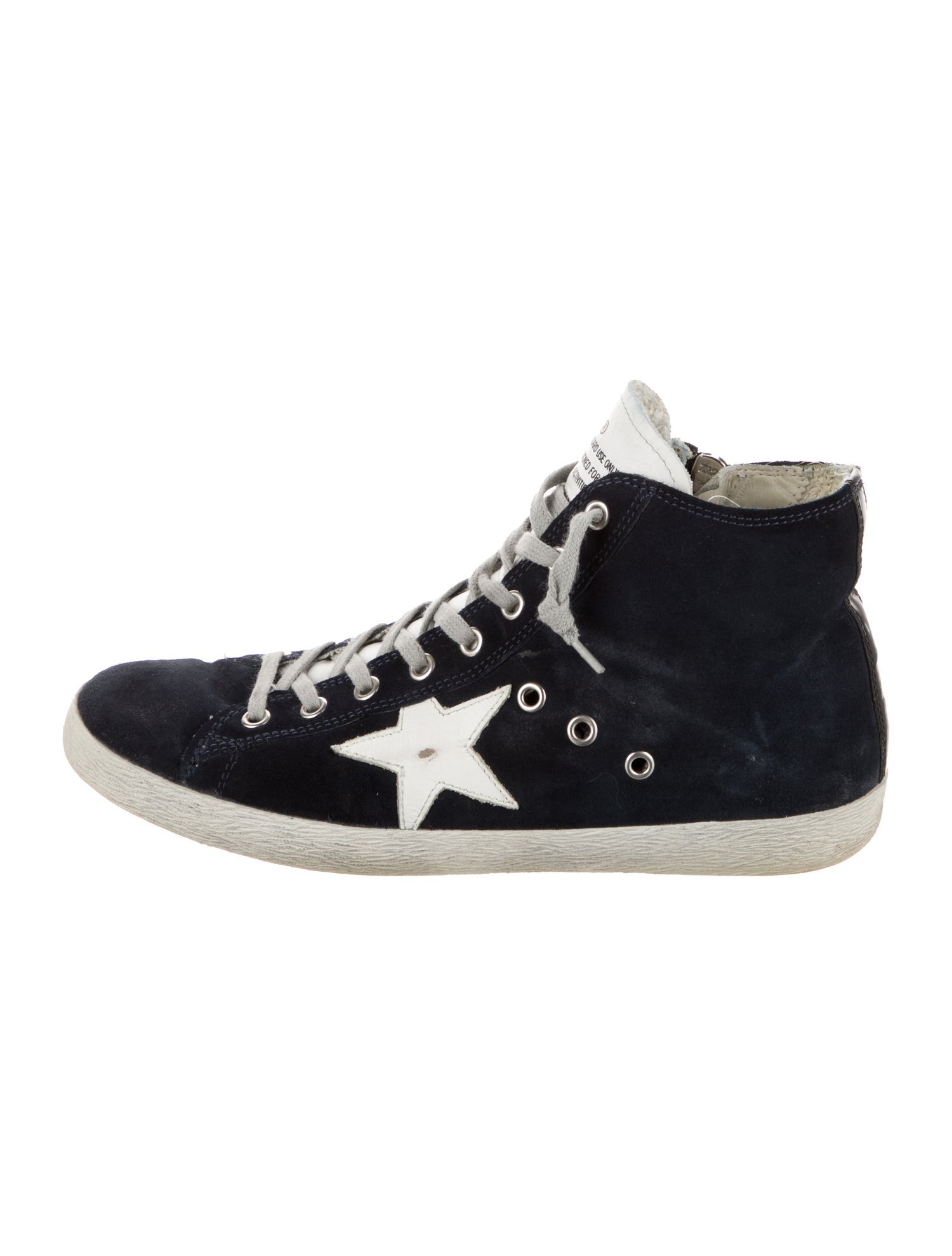 Golden Goose Suede Printed Sneakers