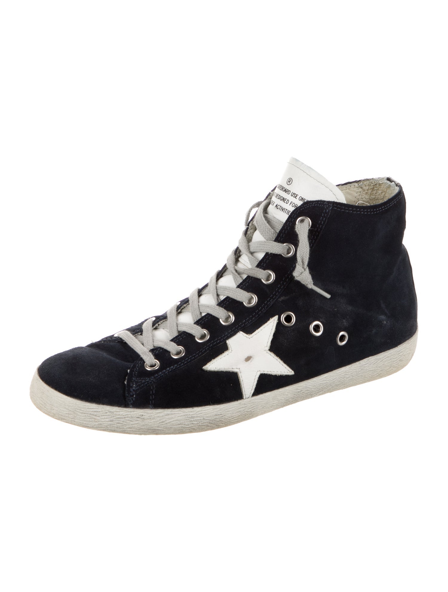 Golden Goose Suede Printed Sneakers