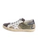 Golden Goose Canvas Printed Sneakers
